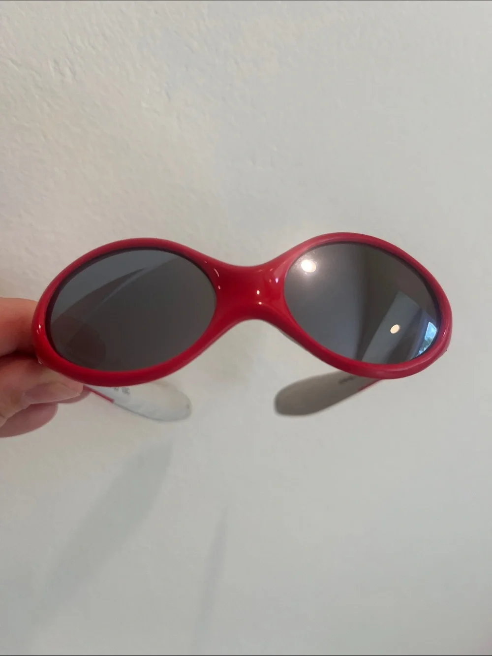 Julbo Baby Red Sunglasses with Blue Pouch Ski Hike Polarized Lens